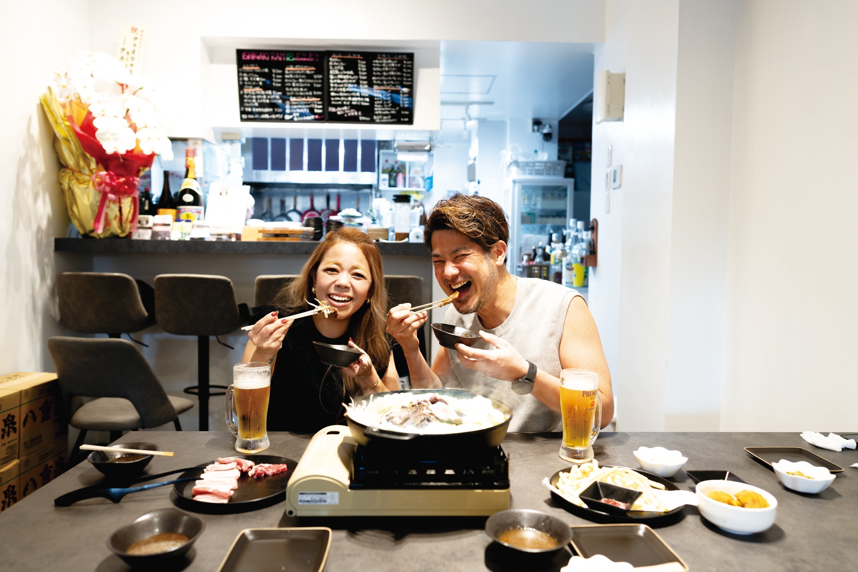 第177走者、上地康代さん&上地光さん