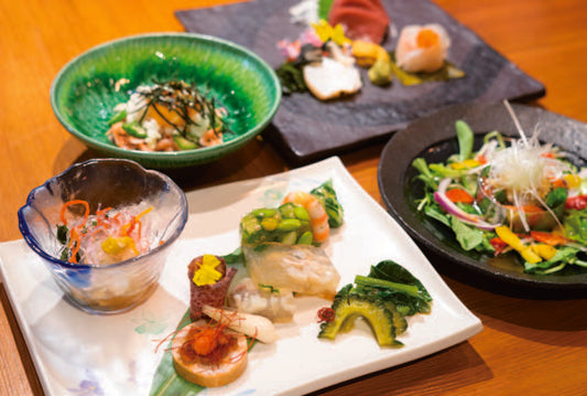 石垣島の豊かな食材を割烹料理でいただく