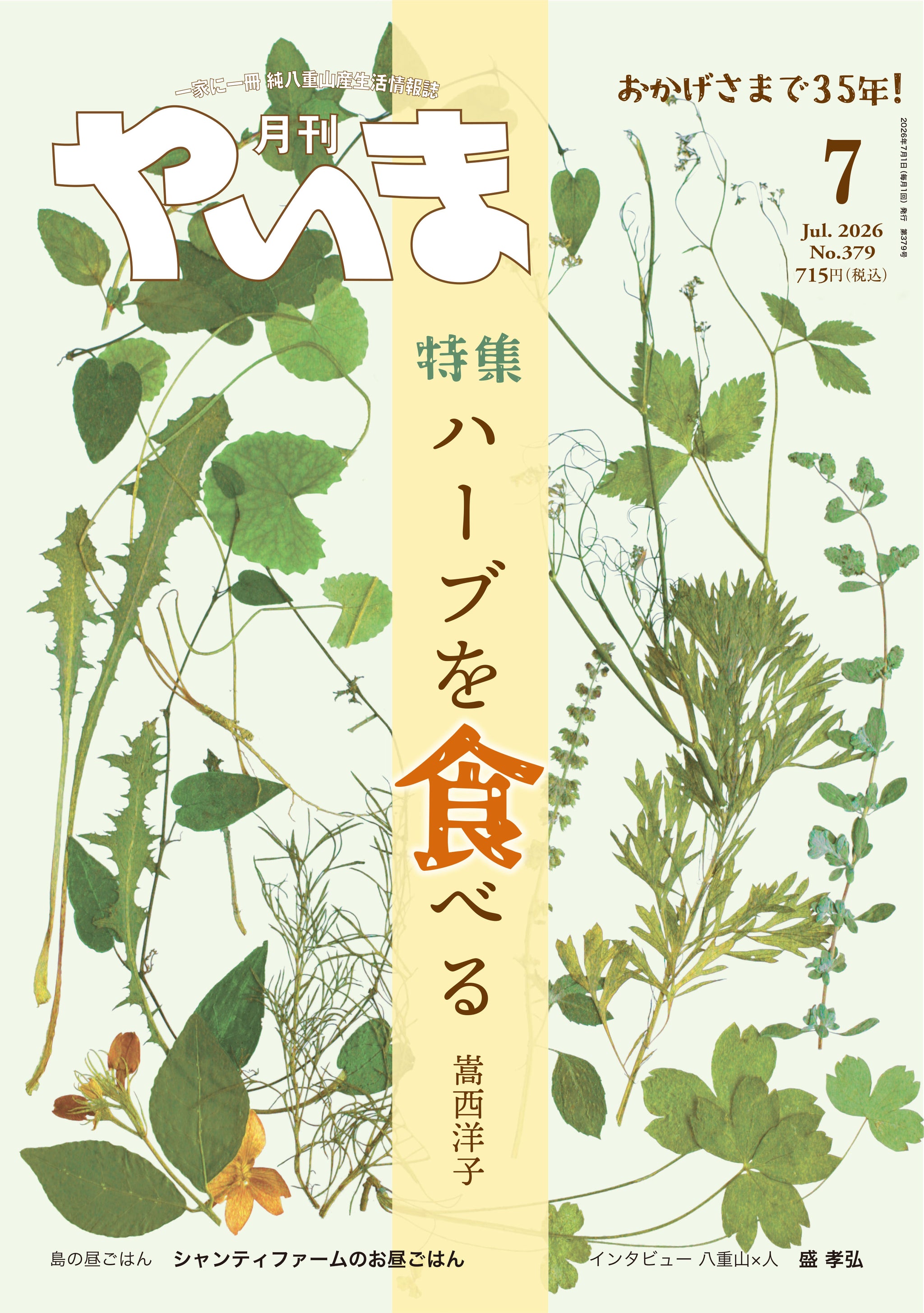 No.379月刊やいま2026年7月号